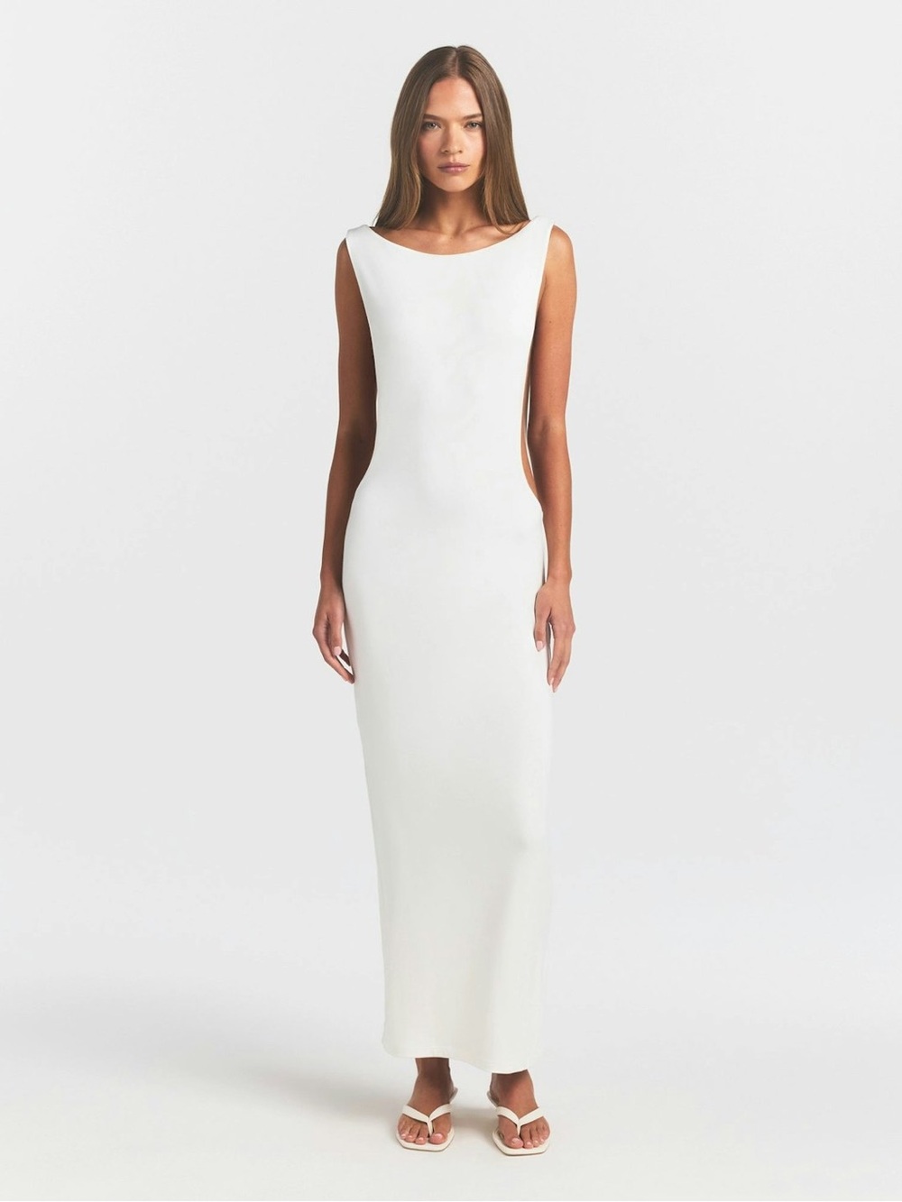 SKIMS Smooth Layers CUT OUT LONG DRESS - Picture 3 of 5